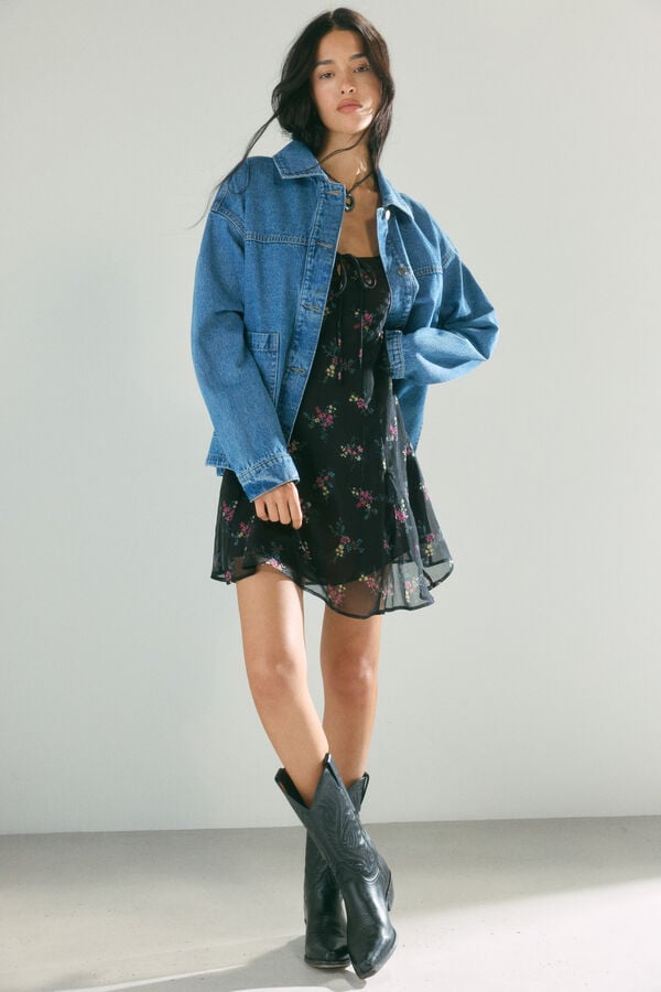 High Spirits Vestido Gaia preto