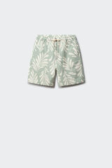 Springfield Kids Bermudas de palmeiras para menino verde