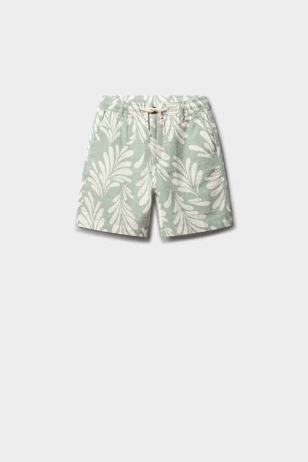 Springfield Kids Bermudas de palmeiras para menino verde