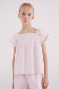 Springfield Kids Blusa às riscas oxford de menina