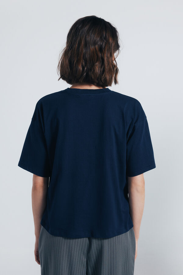 Springfield Camisola gráfica azul