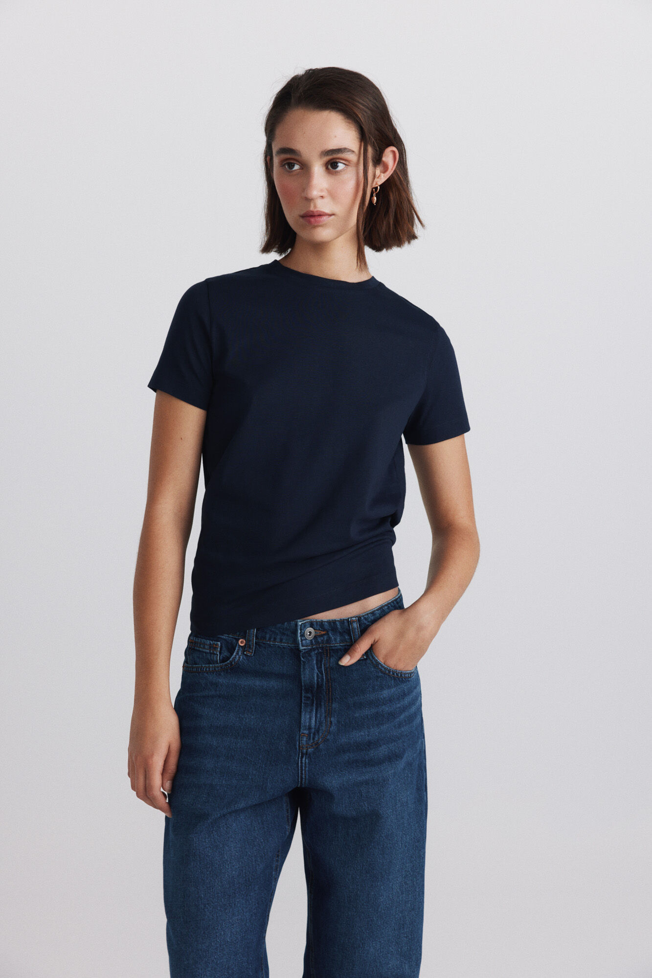 Springfield Camiseta b&aacute;sica algod&oacute;n lisa