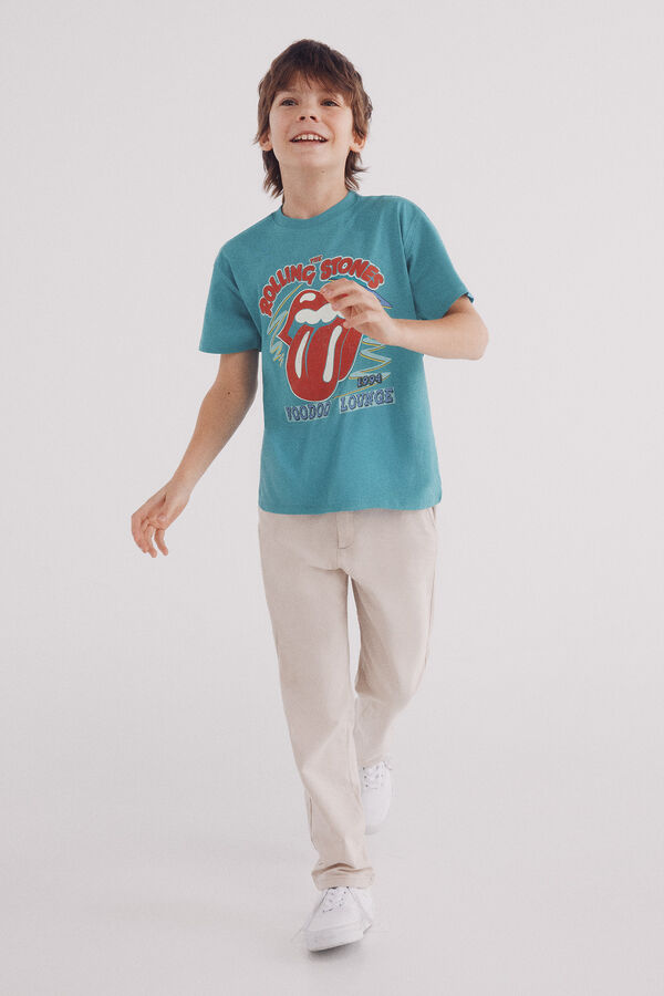 Springfield Kids Boy's Rolling Stones T-shirt blue