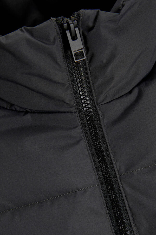 Jack & Jones PLUS Casaco acolchoada masculina cinzento