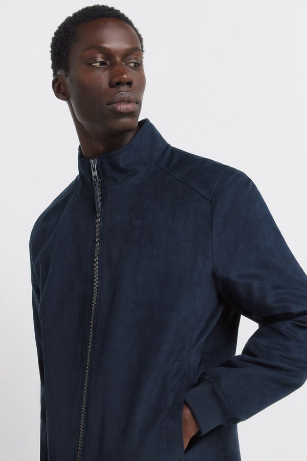 Springfield Blus&atilde;o efeito camur&ccedil;a azul