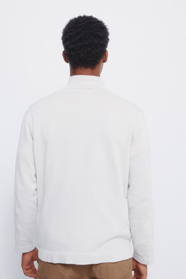 Springfield Camisola Milano com fecho-éclair cru
