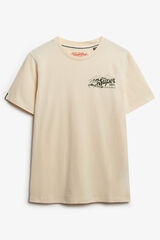 Superdry T-shirt descontraída e despojada para atividades ao ar livre bege