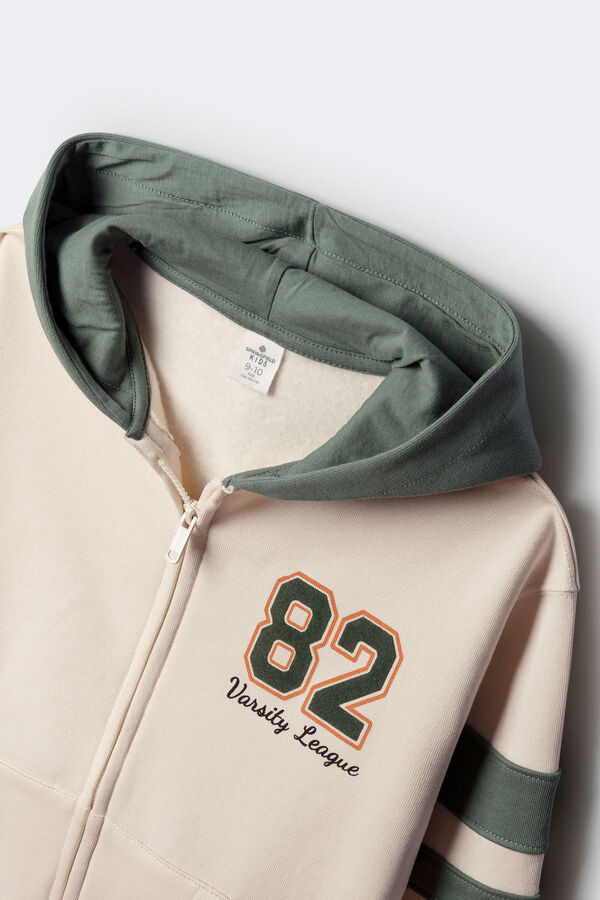 Springfield Kids Sweatshirt com capuz capuz estampado