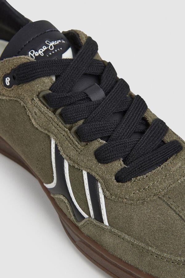 Pepe Jeans Zapatillas Ante Suela Cupsole verde