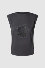 Pepe Jeans T-shirt Bertha cinzento
