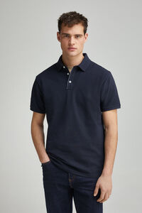 Springfield Polo piqué contrastante com carcela slim fit