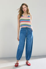 High Spirits Jeans Ribbon azul