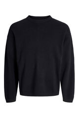Jack & Jones PLUS Sweatshirt básico oversized preto