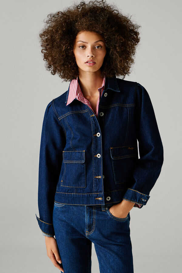 Pepe Jeans Casaco denim  azul