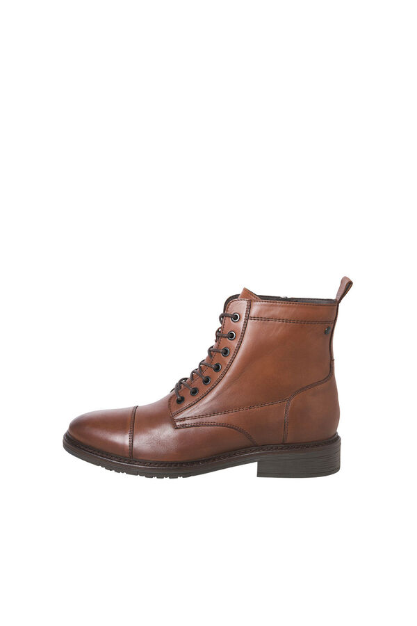 Jack & Jones Botas de couro para homem cru