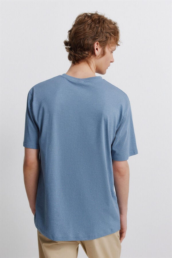 Springfield T-shirt escura azul