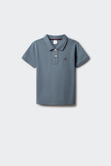 Springfield Kids Polo b&aacute;sico menino azul