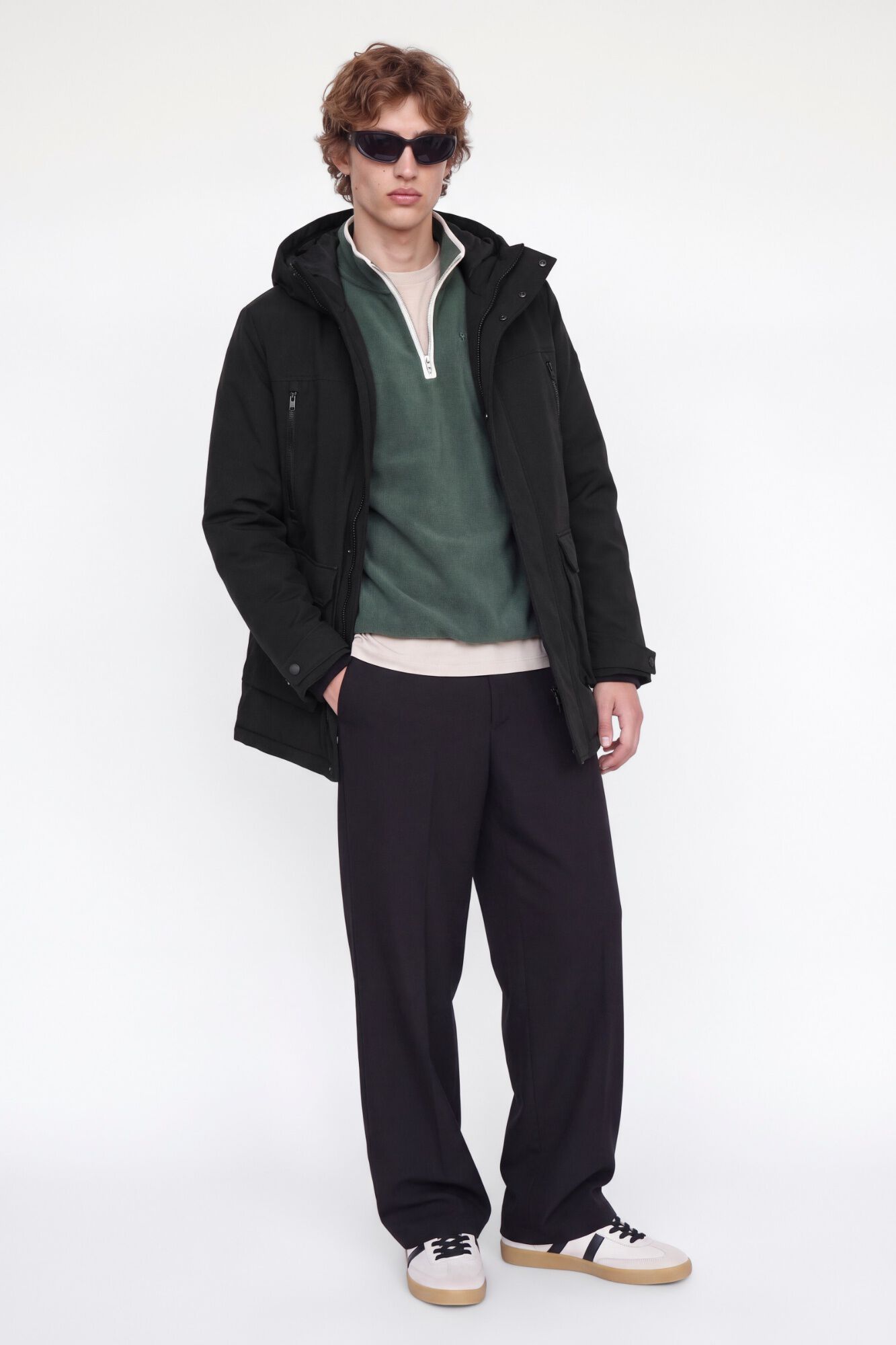 Jack & Jones Parka comprida 100% poli&eacute;ster