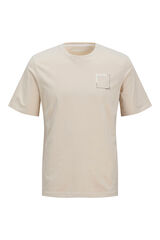 Jack & Jones T-shirt padr&atilde;o fit cinzento