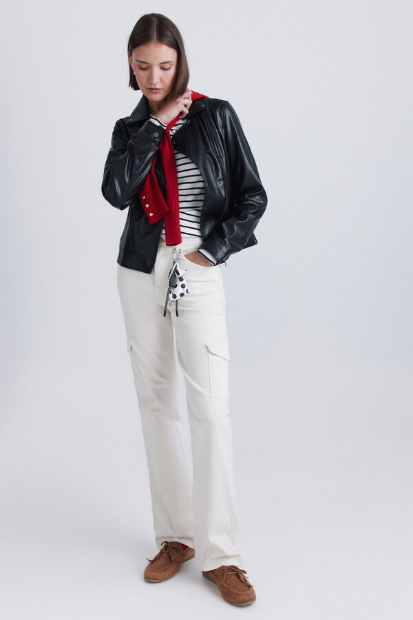 Springfield Jeans reto cargo azul