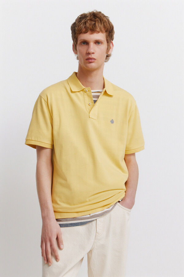 Springfield Polo b&aacute;sico Springfield regular fit amarelo