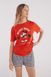 Springfield T-shirt estampada do Mickey Mouse