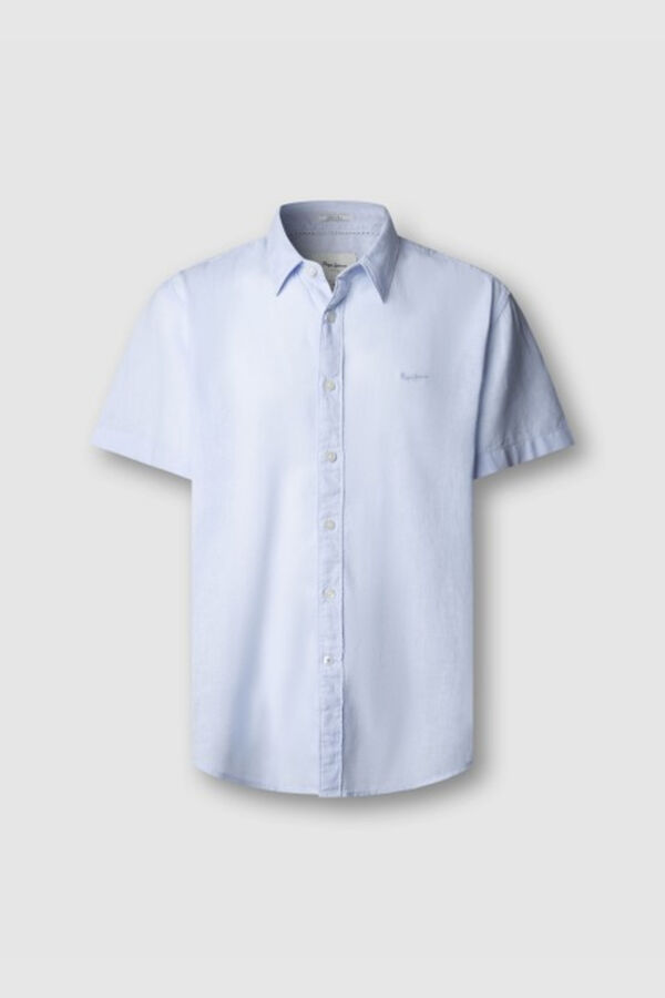 Pepe Jeans Camisa de manga comprida com logo azul