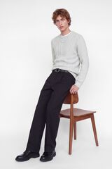 Jack & Jones Camisola regular gola redonda branco