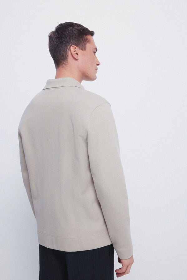 Springfield Malha de casaco cru