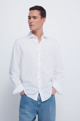 Springfield Camisa estruturada branco