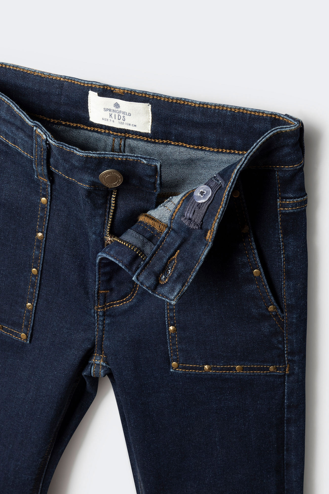 Springfield Kids Cal&ccedil;a flare com tachas para meninas