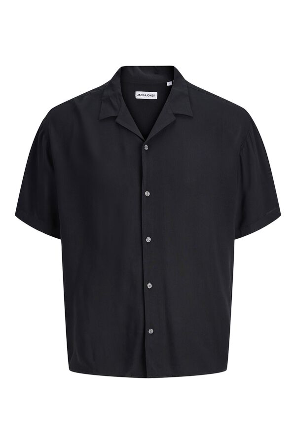 Jack & Jones Viscose relaxed fit shirt black