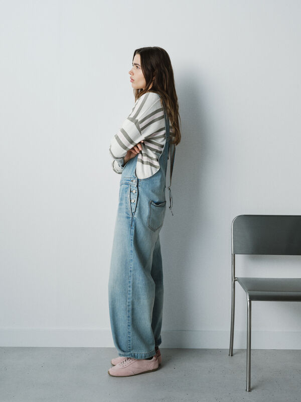 High Spirits Jardineiras Cleo azul