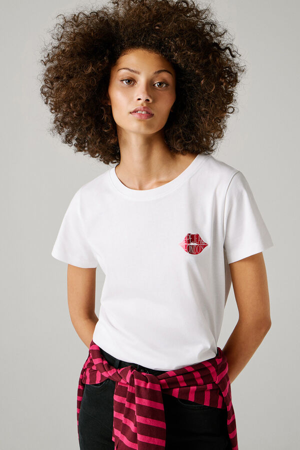 Pepe Jeans Camisola de manga curta branco