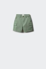 Springfield Kids Bermudas balloon em denim para menino verde
