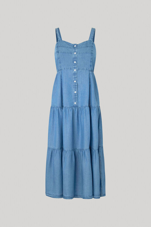 Springfield Edith midi dress blue