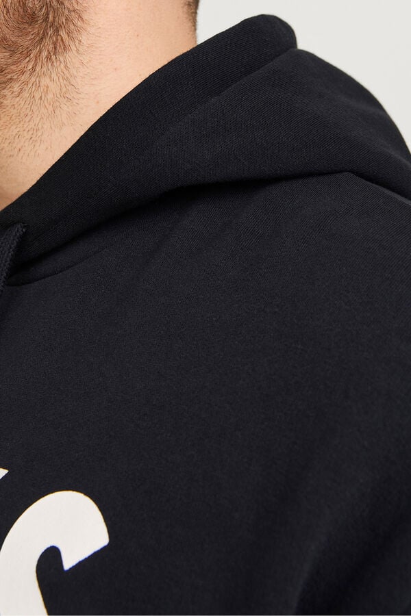 Jack & Jones PLUS Sweatshirt logo grande preto