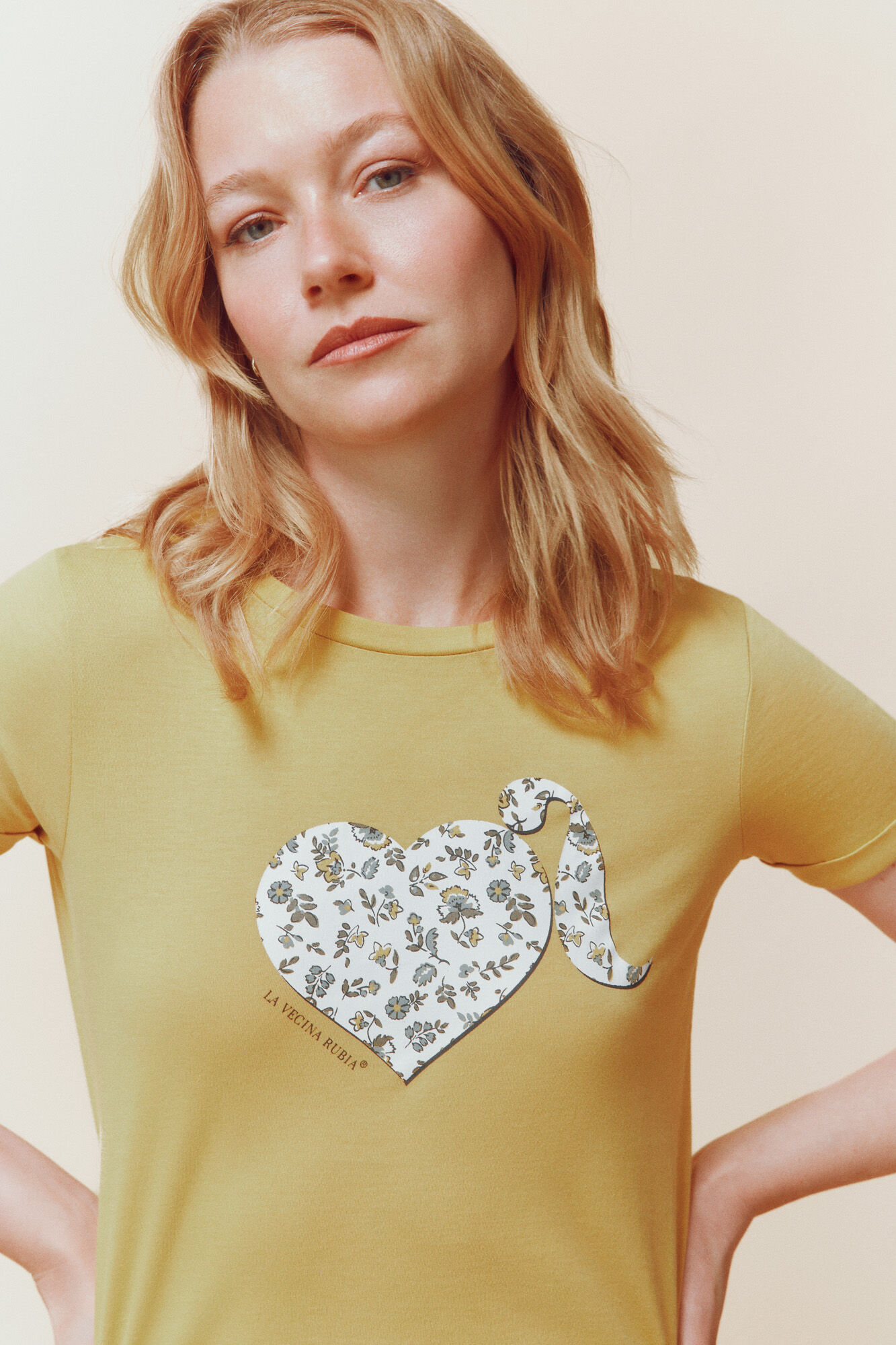 Springfield T-shirt "Cora&ccedil;&atilde;o com cabel&atilde;o"