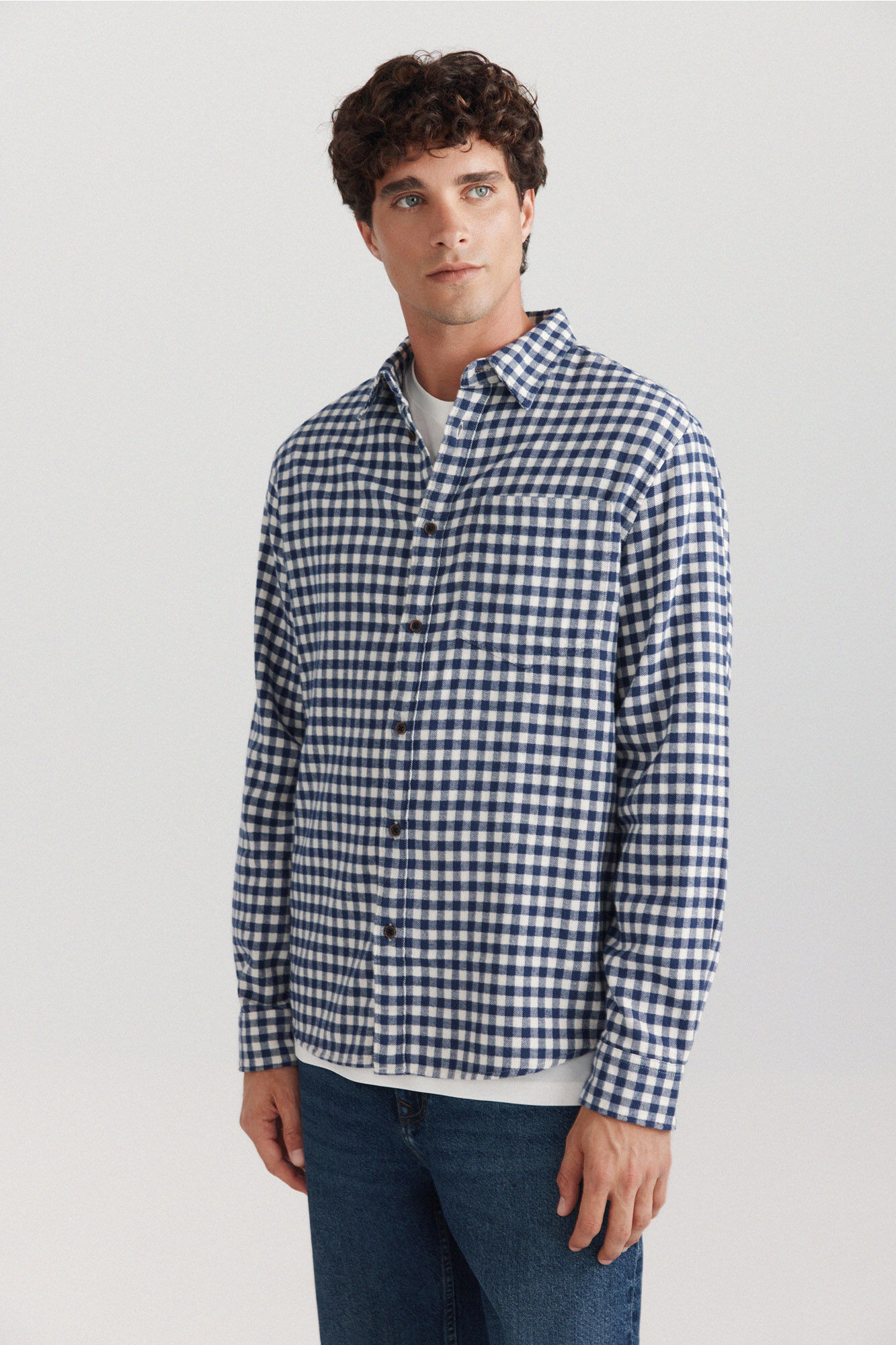 Springfield Camisa de flanela estampado vichy