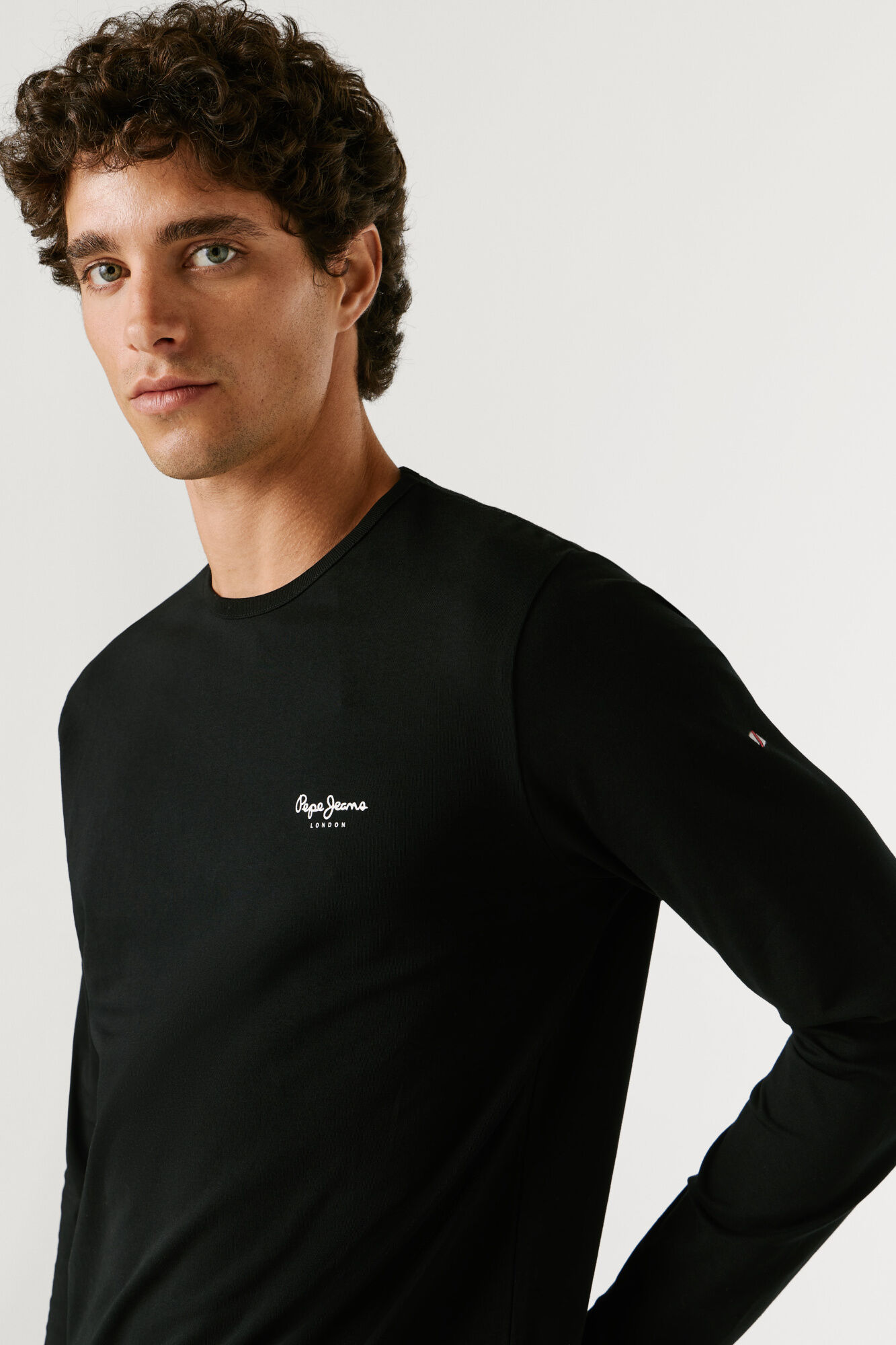 Pepe Jeans T-shirt manga comprida slim