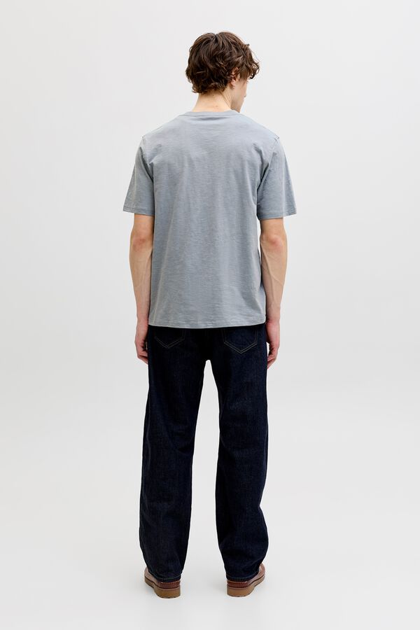 Jack & Jones T-shirt regular fit com bolso azul