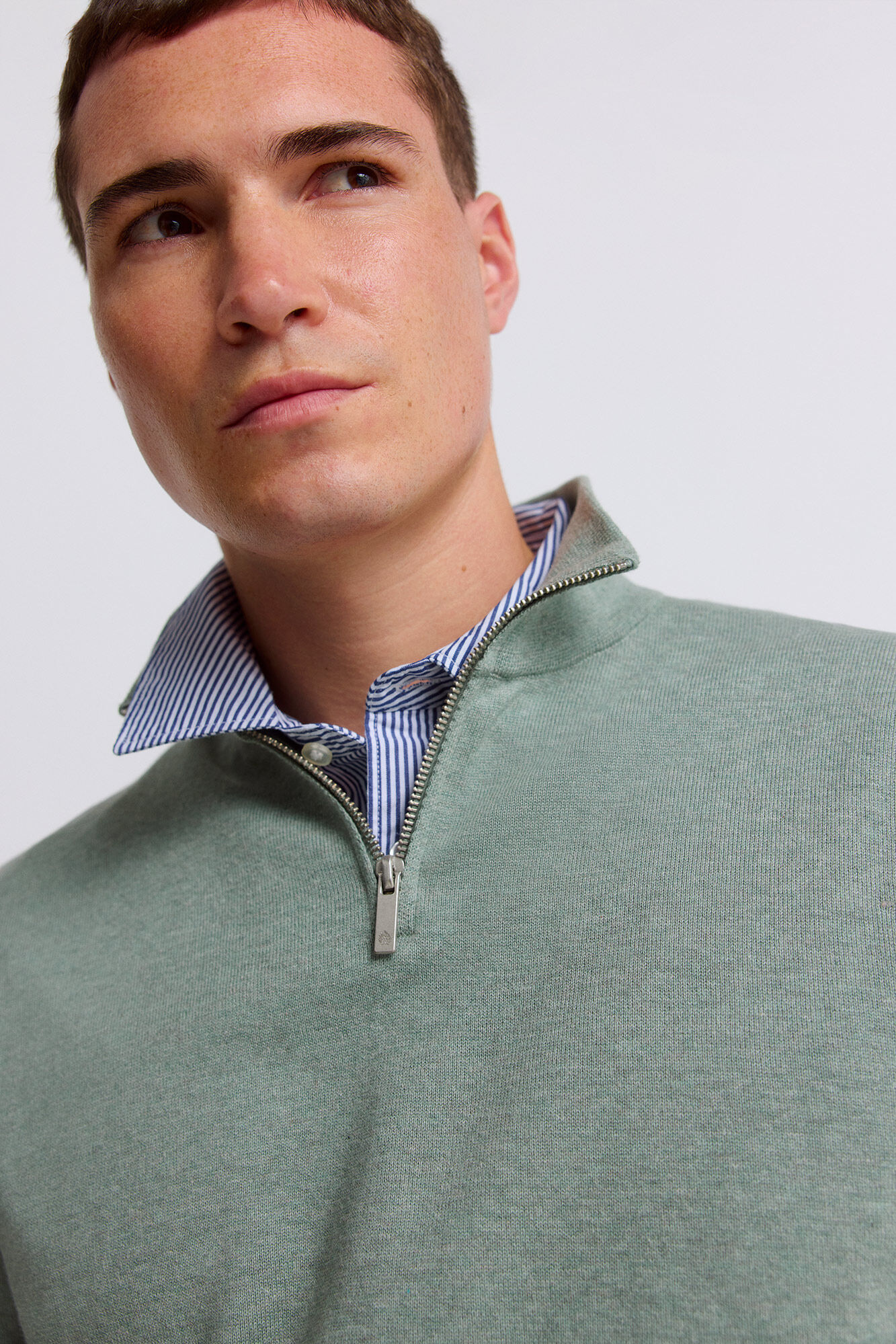 Springfield Camisola b&aacute;sica gola camionista