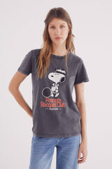Springfield Camiseta "Peanuts" gris