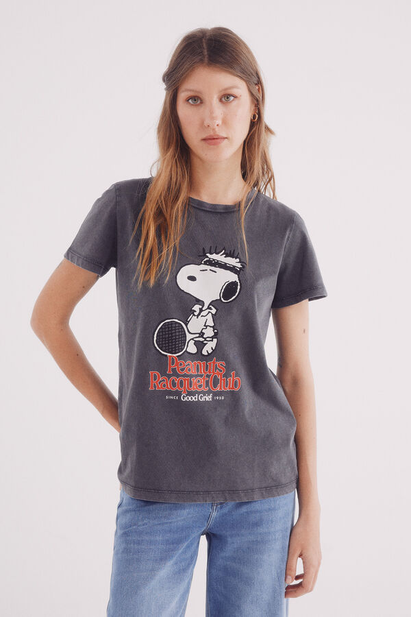 Springfield Camiseta "Peanuts" gris