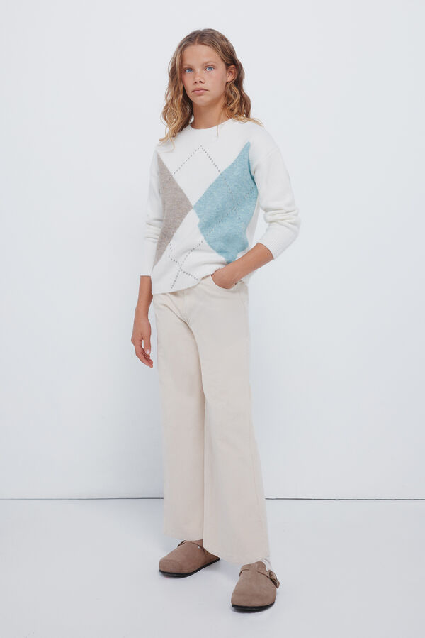 Springfield Kids Camisola Diamante Feminino bege