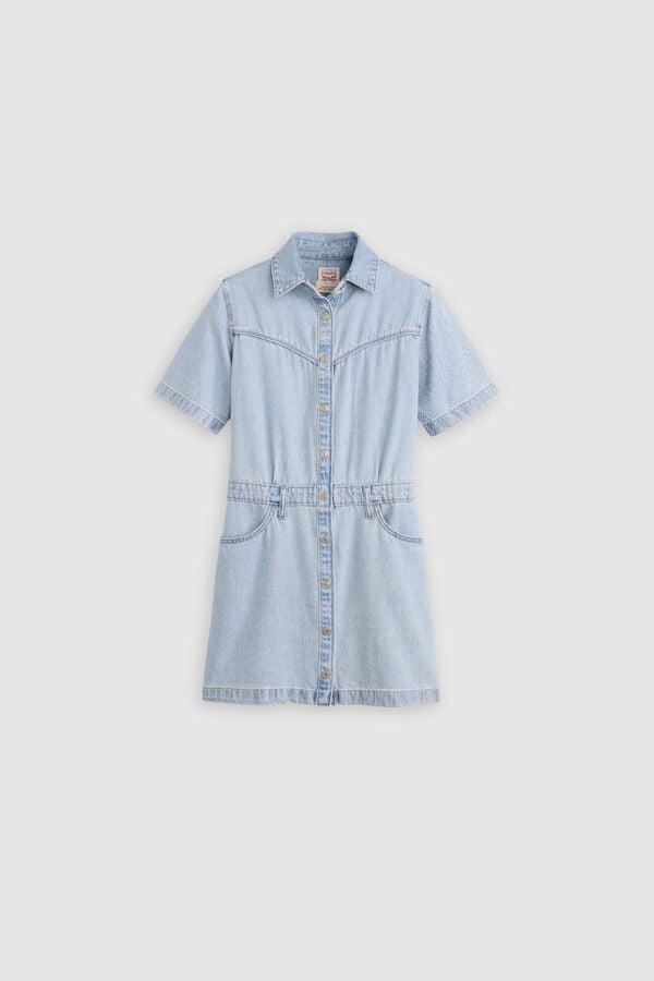 Levi's Vestido curto jeans azul