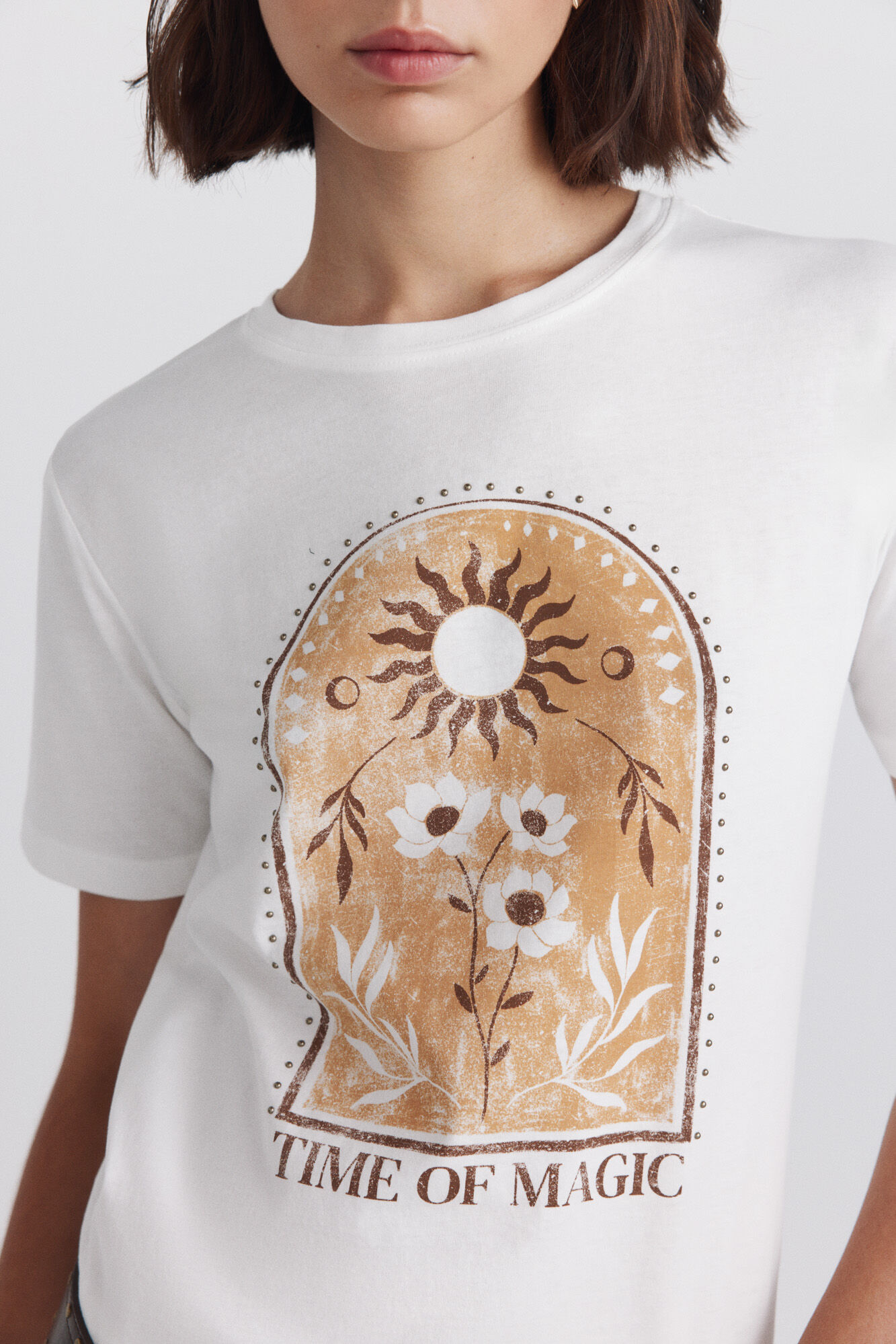 Springfield Camiseta dibujo algod&oacute;n