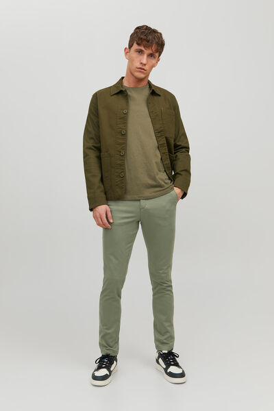 Springfield Chinos slim fit verde