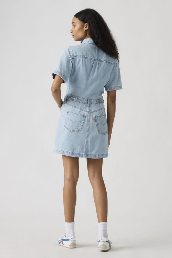 Levi's Vestido curto jeans azul