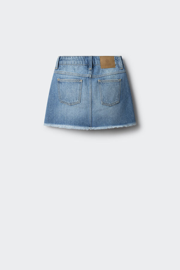 Springfield Kids Saia denim menina azul